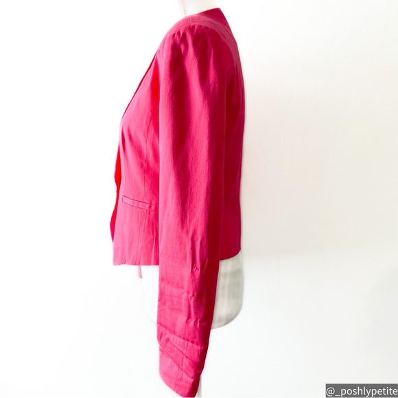 Halogen XS pink button mid length v blazer - Picture 7 of 15